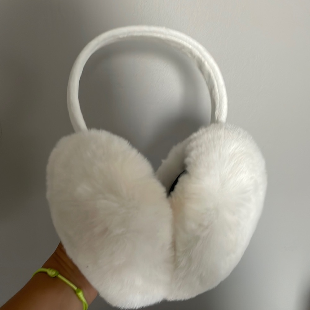 White earmuffs